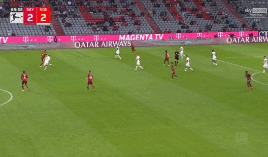 【德甲】格纳布里梅开 拜仁破连续进球纪录3比2科隆